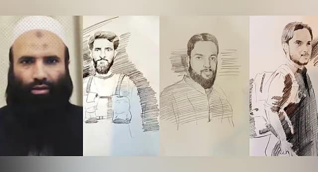 Top LeT Commander Identified as Mastermind Behind Pahalgam Attack; Security Agencies Release Sketches of 3 Militants